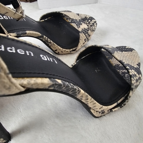 Madden Girl Ara Synthetic Open Toe Ankle Strap Heeled Sandal - Picture 9 of 10